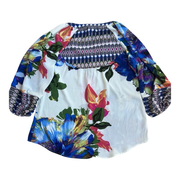 Fig and Flower Floral Print Women's Top sz S nwt, #18 - Picture 3 of 3